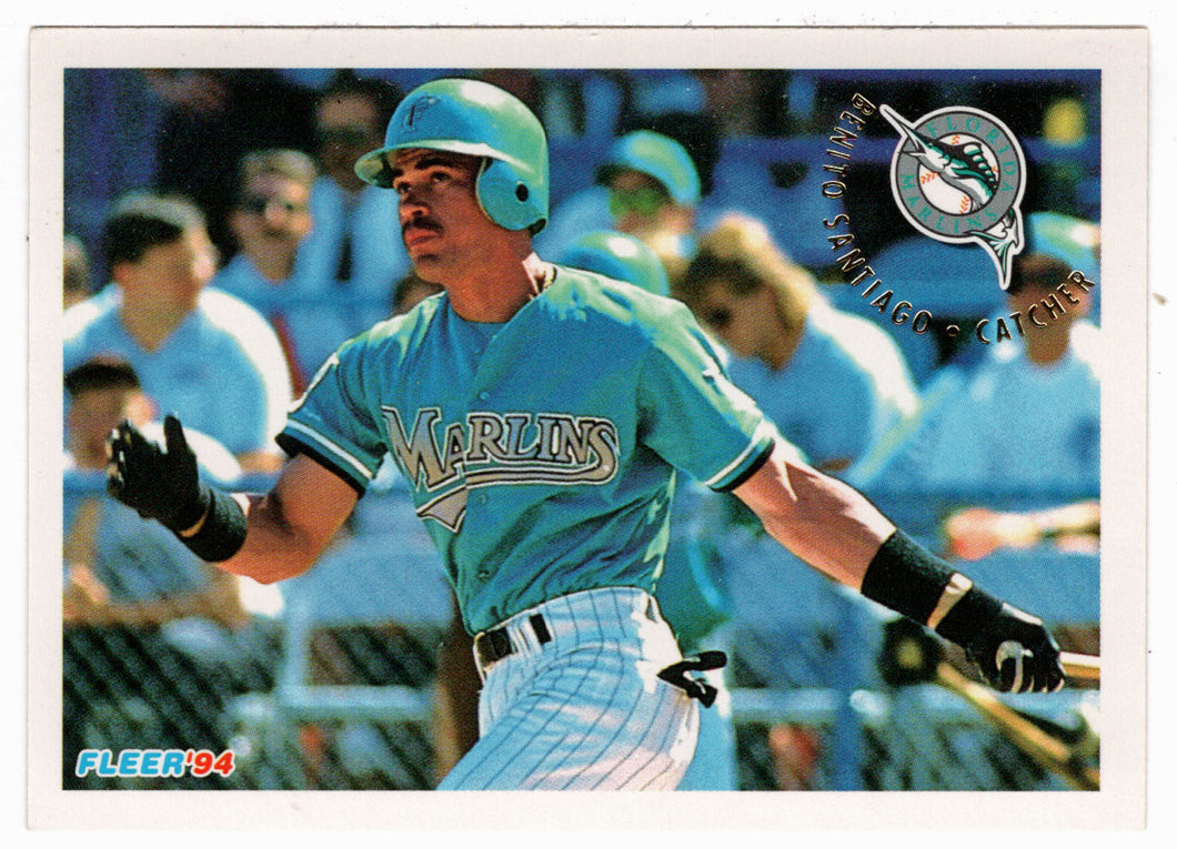 Benito Santiago - Florida Marlins (MLB Baseball Card) 1994 Fleer # 476 Mint