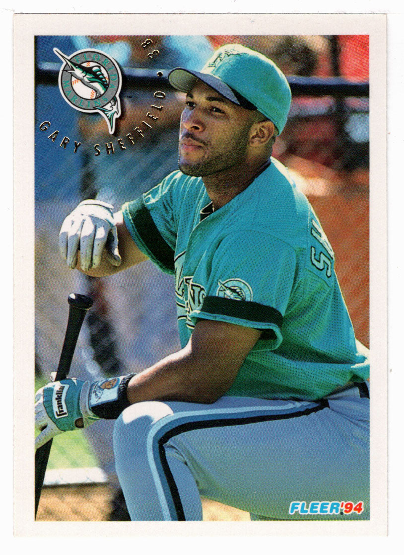 Gary Sheffield - Florida Marlins (MLB Baseball Card) 1994 Fleer # 477 Mint
