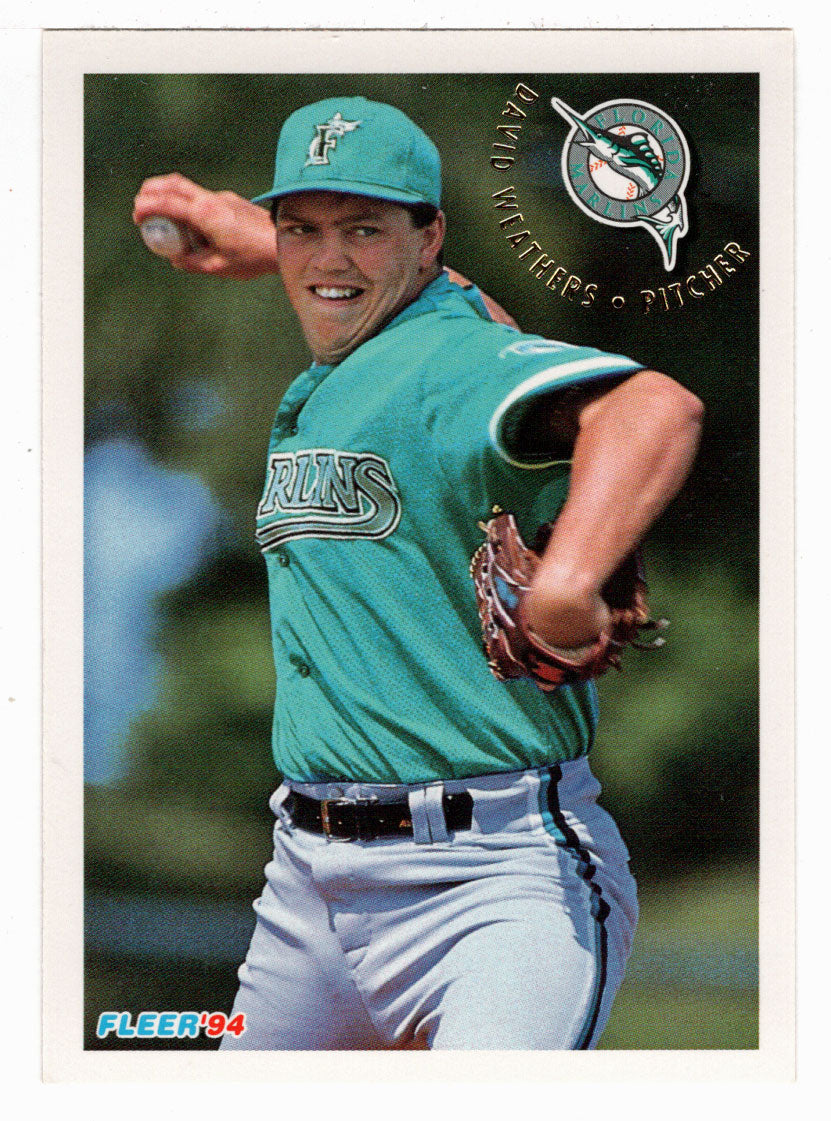 David Weathers - Florida Marlins (MLB Baseball Card) 1994 Fleer # 479 Mint