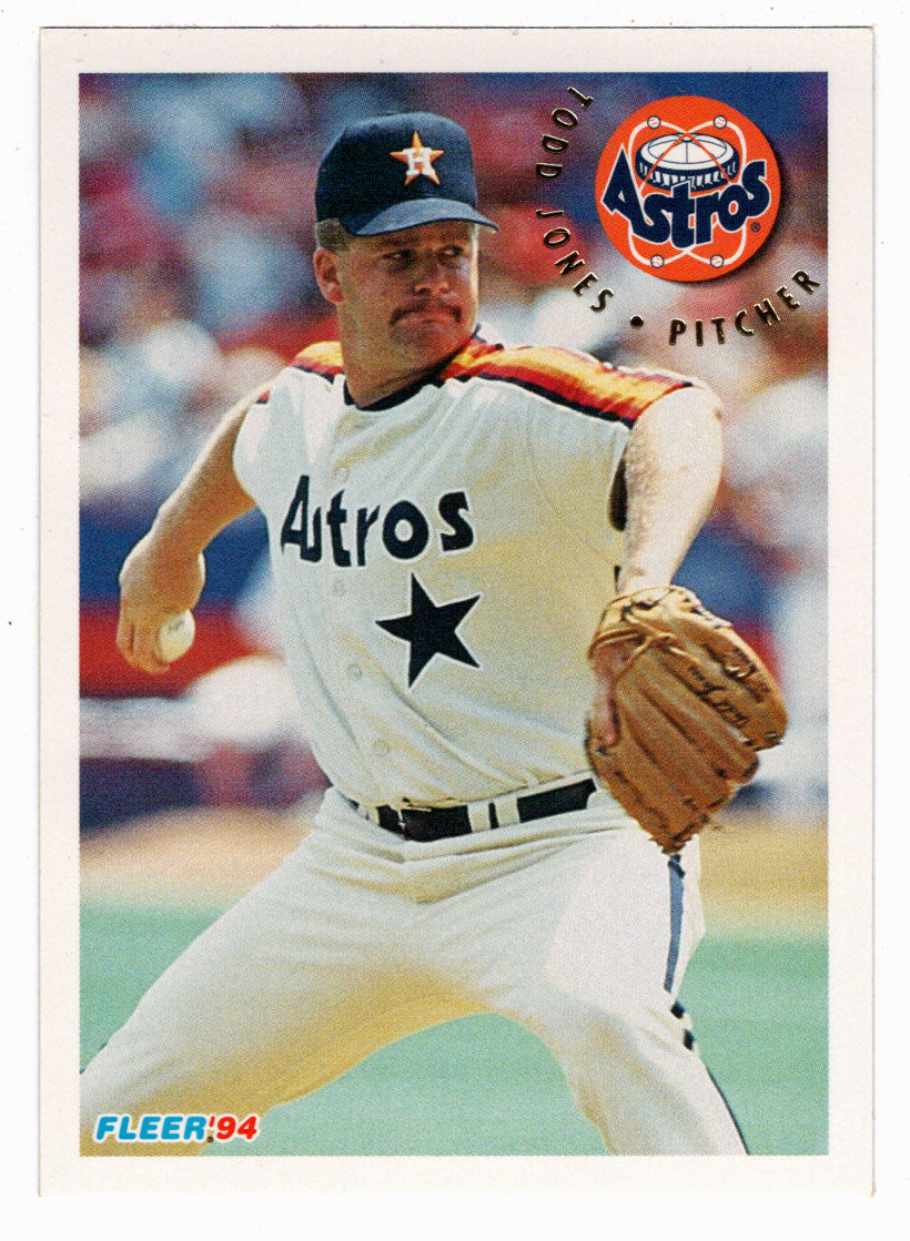 Todd Jones - Houston Astros (MLB Baseball Card) 1994 Fleer # 495 Mint