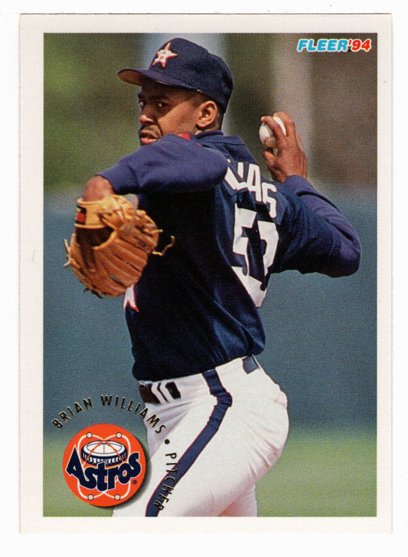 Brian Williams - Houston Astros (MLB Baseball Card) 1994 Fleer # 503 Mint