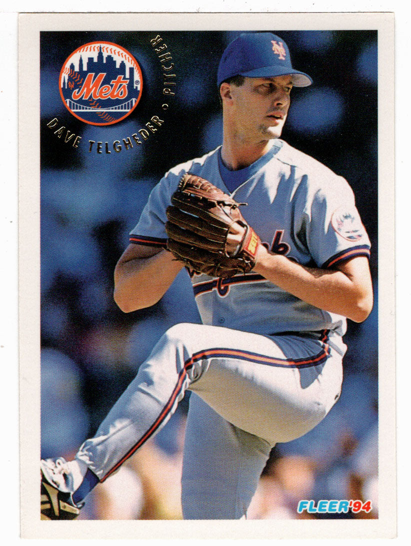 Dave Telgheder - New York Mets (MLB Baseball Card) 1994 Fleer # 578 Mint