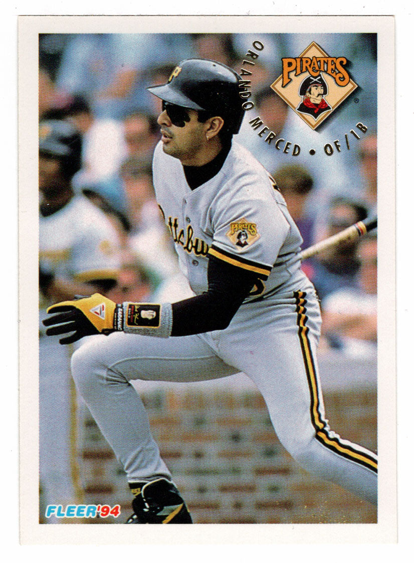Orlando Merced - Pittsburgh Pirates (MLB Baseball Card) 1994 Fleer # 614 Mint