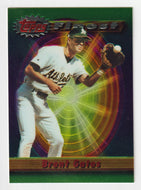 Brent Gates - Oakland Athletics (MLB Baseball Card) 1994 Topps Finest # 7 Mint
