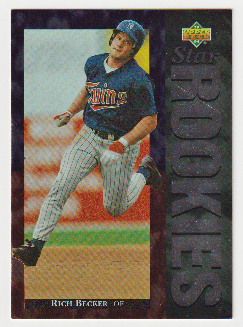 Rich Becker - Minnesota Twins - Star Rookie (MLB Baseball Card) 1994 Upper Deck # 4 Mint