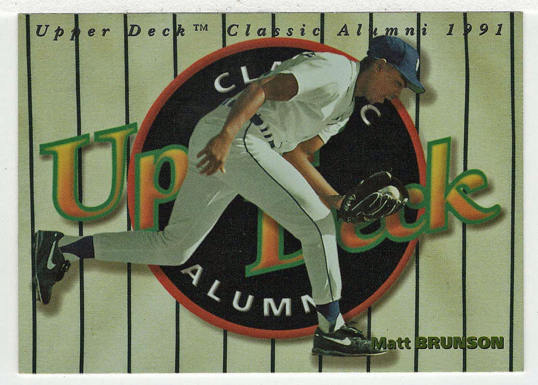 Matt Brunson - Detroit Tigers - Home Field Advantage (MLB Baseball Card) 1994 Upper Deck # 296 Mint