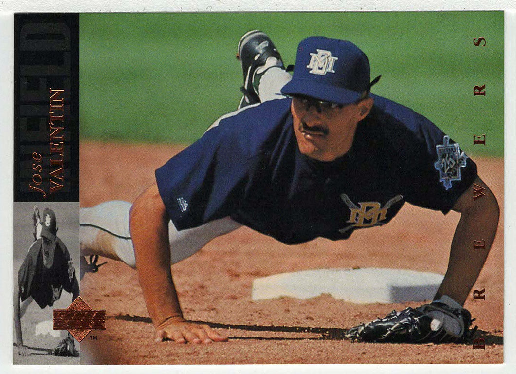 Jose Valentin - Milwaukee Brewers (MLB Baseball Card) 1994 Upper Deck # 303 Mint