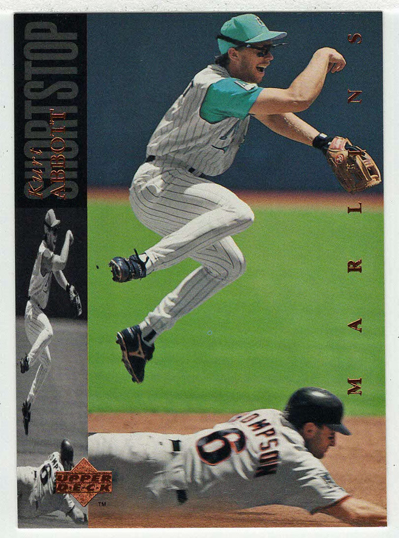 Kurt Abbott RC - Florida Marlins (MLB Baseball Card) 1994 Upper Deck # 313 Mint