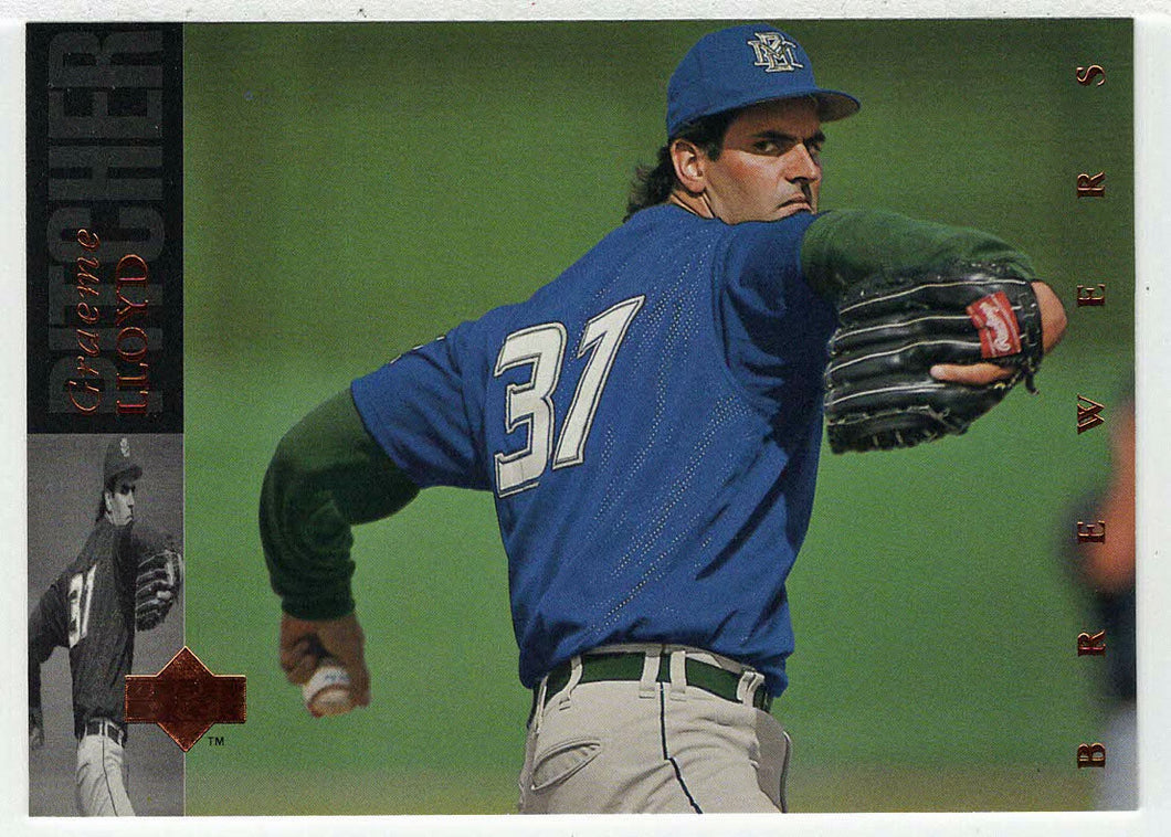Graeme Lloyd - Milwaukee Brewers (MLB Baseball Card) 1994 Upper Deck # 332 Mint
