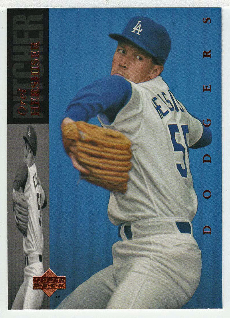 Orel Hershiser - Los Angeles Dodgers (MLB Baseball Card) 1994 Upper Deck # 355 Mint