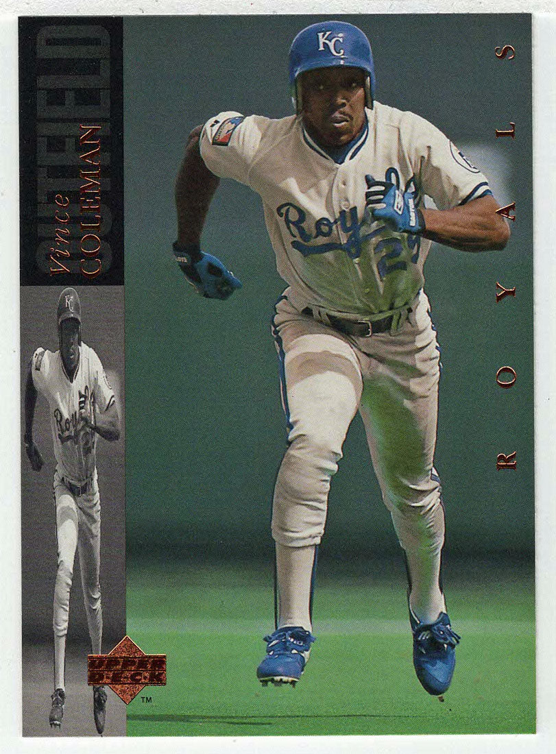 Vince Coleman - Kansas City Royals (MLB Baseball Card) 1994 Upper Deck # 376 Mint