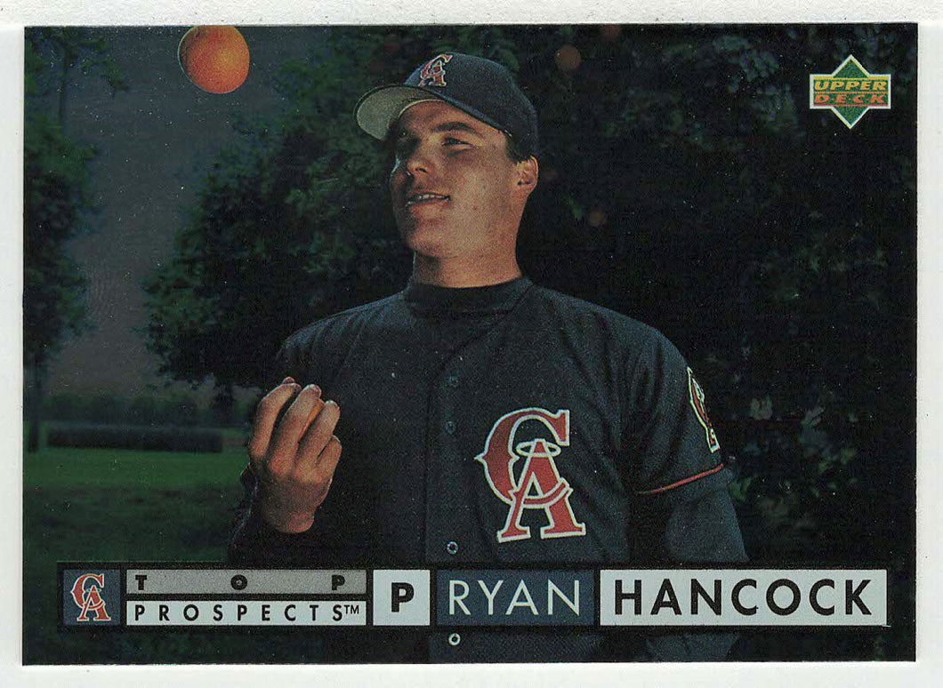 Ryan Hancock RC - California Angels - Top Prospects (MLB Baseball Card) 1994 Upper Deck # 523 Mint