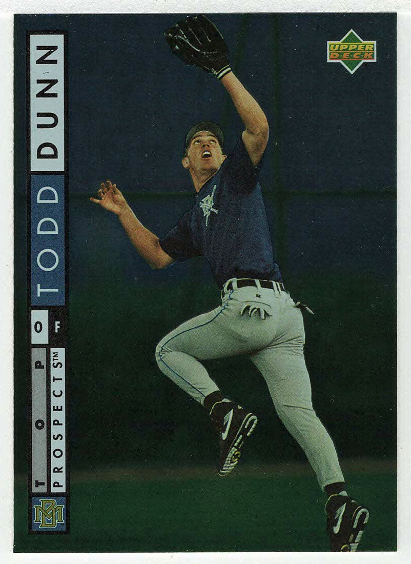 Todd Dunn - Milwaukee Brewers - Top Prospects (MLB Baseball Card) 1994 Upper Deck # 528 Mint