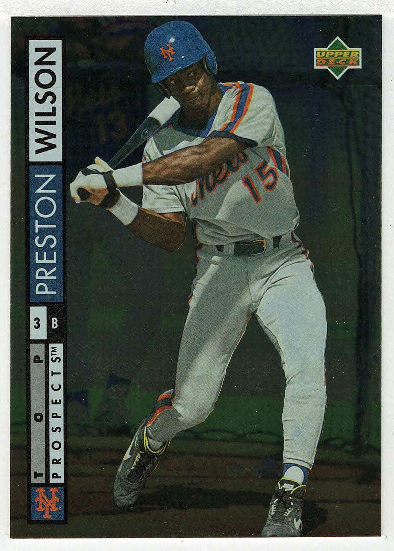 Preston Wilson - New York Mets - Top Prospects (MLB Baseball Card) 1994 Upper Deck # 537 Mint