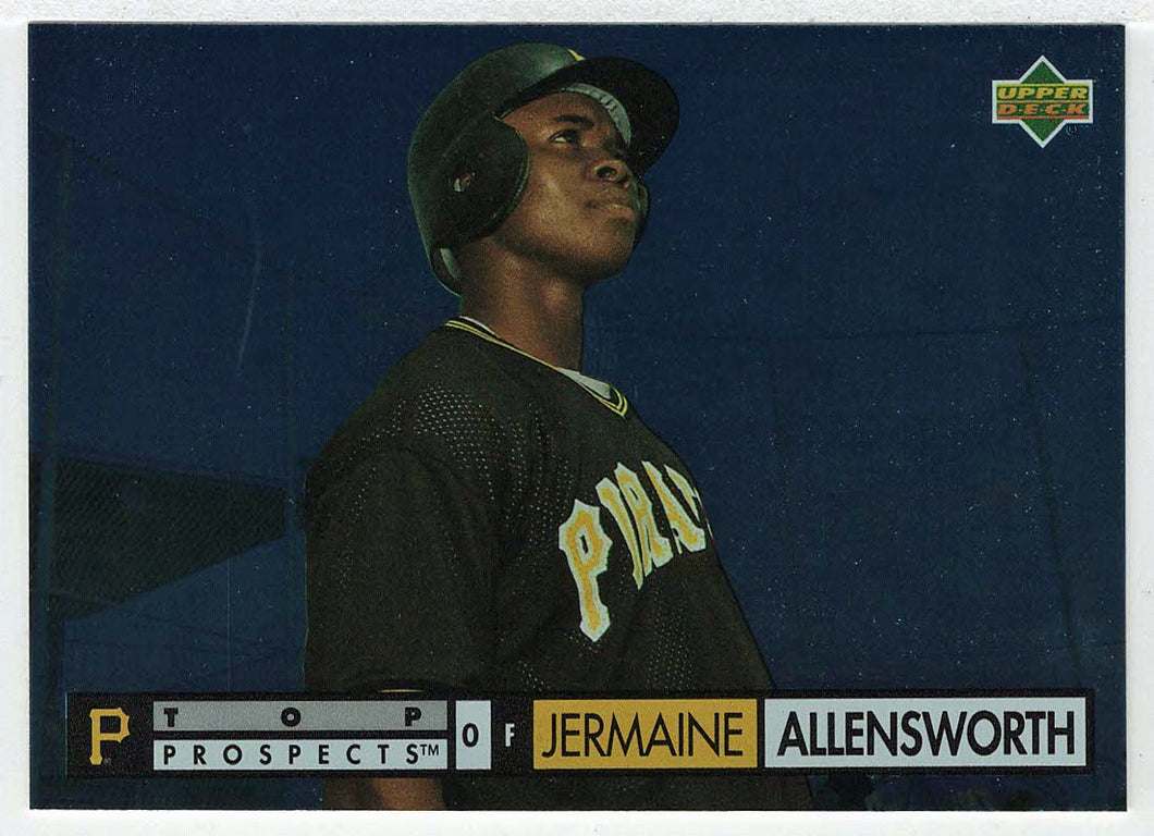 Jermaine Allensworth RC - Pittsburgh Pirates - Top Prospects (MLB Baseball Card) 1994 Upper Deck # 541 Mint