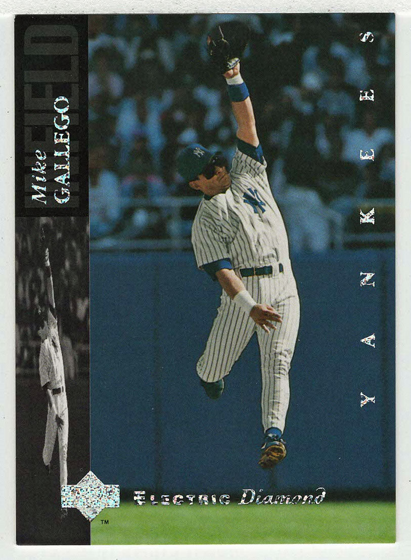 Mike Gallego - New York Yankees - Electric Diamond (MLB Baseball Card) 1994 Upper Deck # 412 Mint