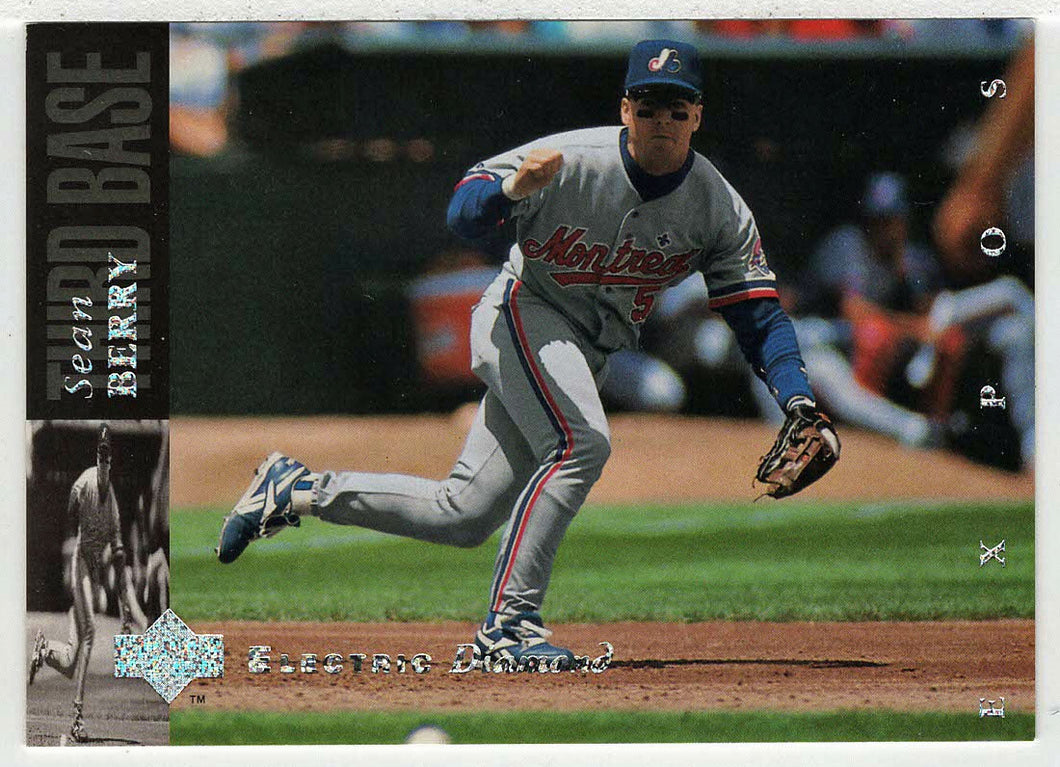 Sean Berry - Montreal Expos - Electric Diamond (MLB Baseball Card) 1994 Upper Deck # 427 Mint