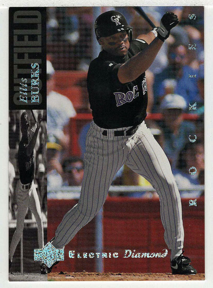 Ellis Burks - Colorado Rockies - Electric Diamond (MLB Baseball Card) 1994 Upper Deck # 483 Mint
