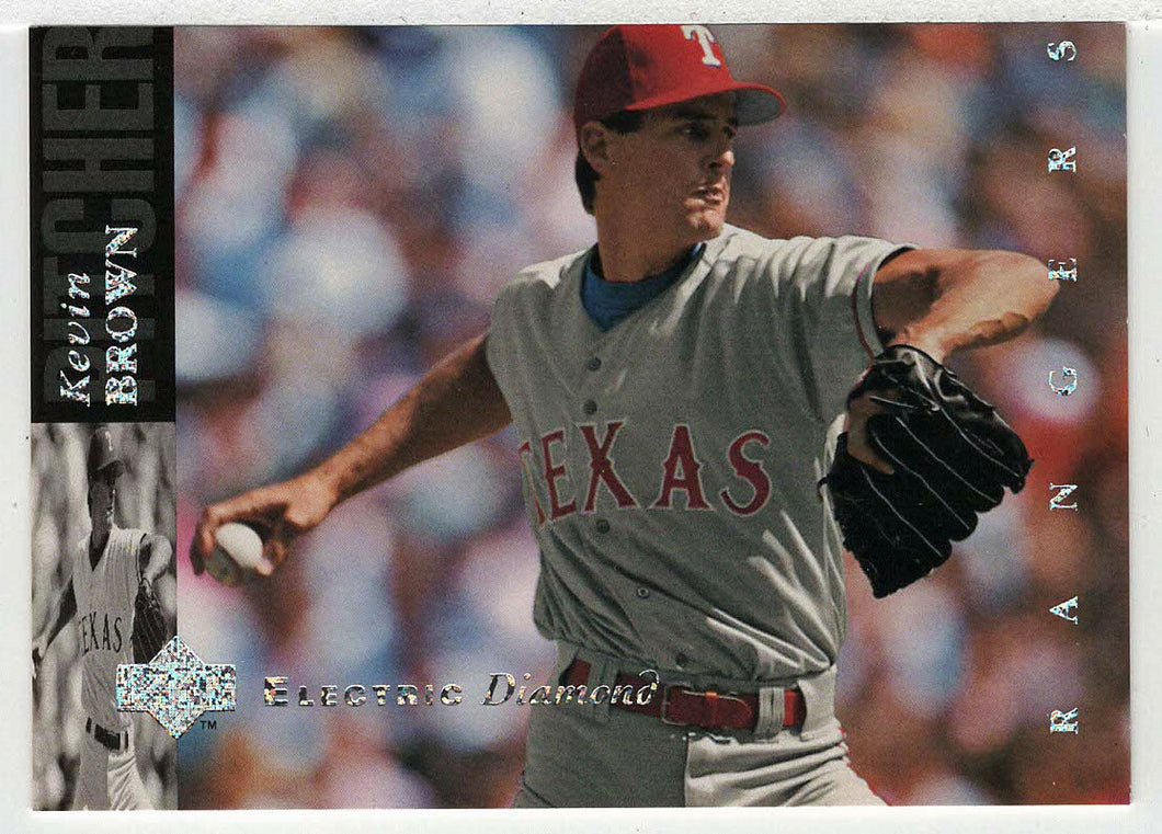 Kevin Brown - Texas Rangers - Electric Diamond (MLB Baseball Card) 1994 Upper Deck # 487 Mint