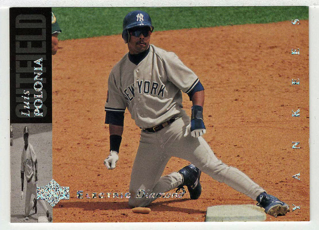Luis Polonia - New York Yankees - Electric Diamond (MLB Baseball Card) 1994 Upper Deck # 496 Mint