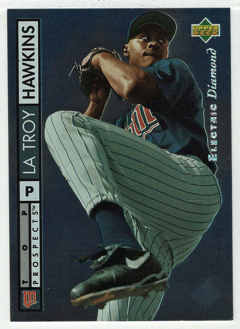 LaTroy Hawkins - Minnesota Twins - Electric Diamond - Top Prospects (MLB Baseball Card) 1994 Upper Deck # 548 Mint