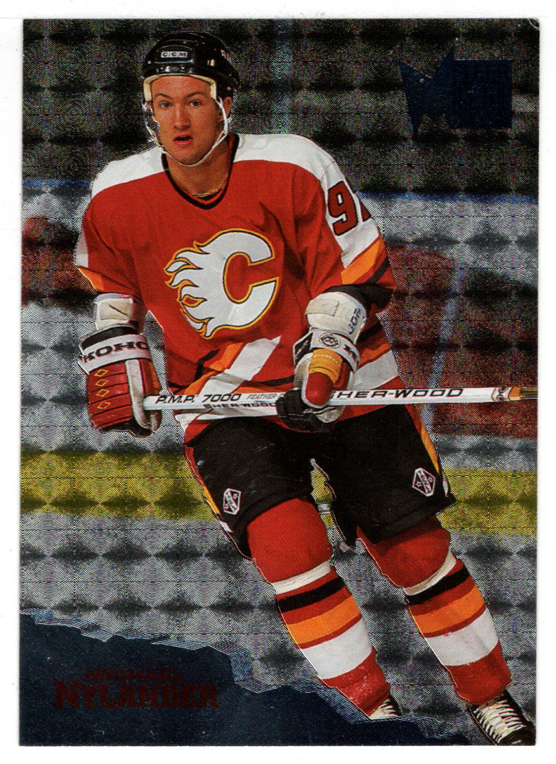 Michael Nylander - Calgary Flames (NHL Hockey Card) 1995-96 Fleer Metal # 22 VG-NM