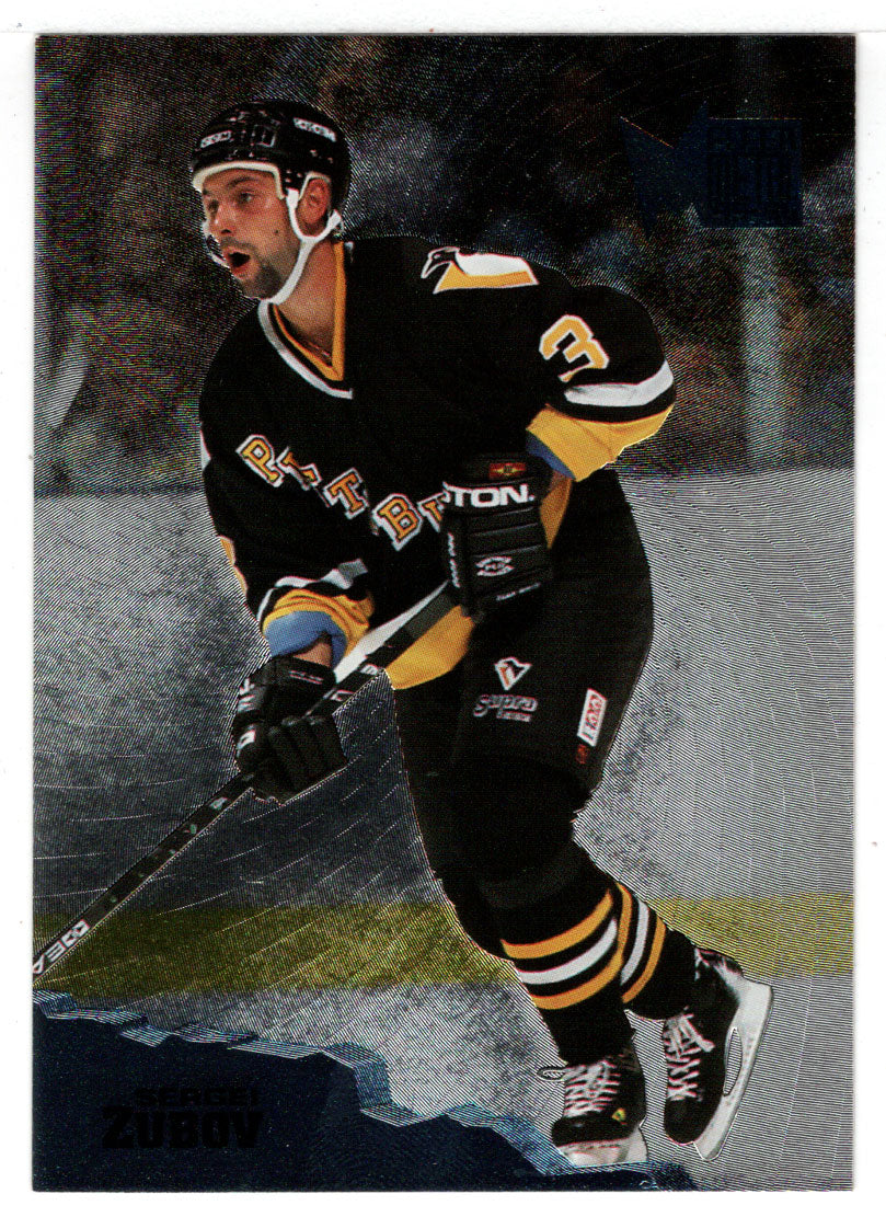 Sergei Zubov - Pittsburgh Penguins (NHL Hockey Card) 1995-96 Fleer Metal # 121 VG-NM