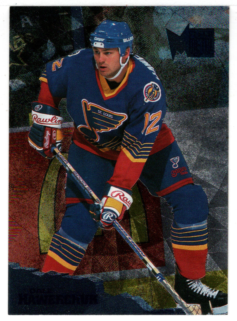 Dale Hawerchuk - St. Louis Blues (NHL Hockey Card) 1995-96 Fleer Metal # 124 VG-NM