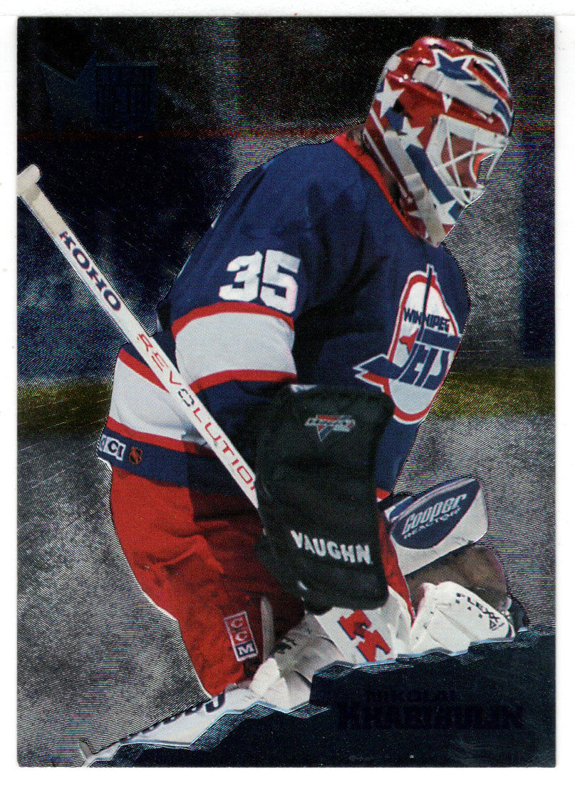 Nikolai Khabibulin - Winnipeg Jets (NHL Hockey Card) 1995-96 Fleer Metal # 162 VG-NM