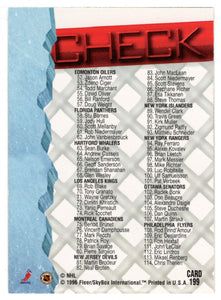 Checklist # 1 (NHL Hockey Card) 1995-96 Fleer Metal # 199 VG-NM