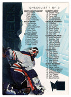 Checklist # 1 (NHL Hockey Card) 1995-96 Fleer Metal # 199 VG-NM
