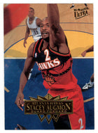 Stacey Augmon - Atlanta Hawks (NBA Basketball Card) 1995-96 Fleer Ultra # 201 Mint