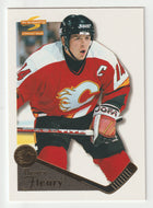 Theo Fleury - Calgary Flames (NHL Hockey Card) 1995-96 Pinnacle Summit # 8 Mint