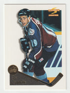 Joe Sakic - Colorado Avalanche (NHL Hockey Card) 1995-96 Pinnacle Summit # 61 Mint