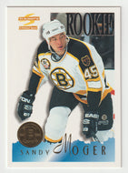 Sandy Moger RC - Boston Bruins (NHL Hockey Card) 1995-96 Pinnacle Summit # 185 Mint