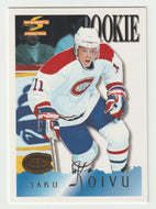 Saku Koivu - Montreal Canadiens (NHL Hockey Card) 1995-96 Pinnacle Summit # 186 Mint