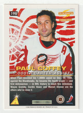 Load image into Gallery viewer, Paul Coffey - Detroit Red Wings - 1,000 Career Assist (NHL Hockey Card) 1995-96 Pinnacle Summit # 198 Mint

