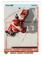 Trevor Kidd - Calgary Flames - 5th Anniversary (NHL Hockey Card) 1995-96 Upper Deck # 229 Mint