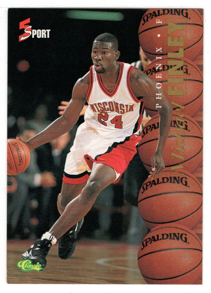 Michael Finley - Phoenix Suns (NBA Basketball Card) 1995 Classic Five Sport # 19  Mint