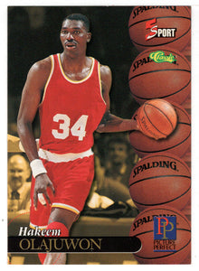 Hakeem Olajuwon - Houston Rockets (NBA Basketball Card) 1995 Classic Five Sport # 192  Mint