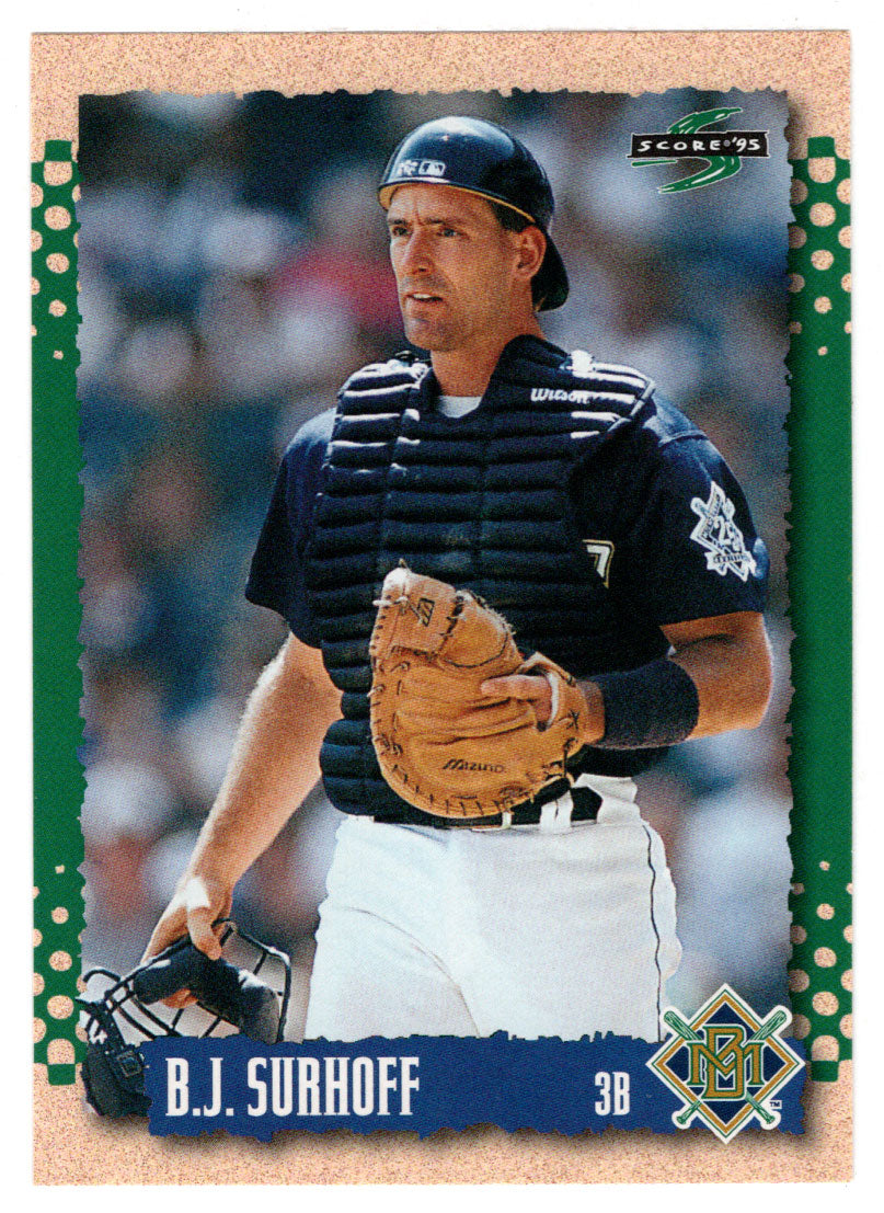 B.J. Surhoff - Milwaukee Brewers (MLB Baseball Card) 1995 Score # 345 Mint