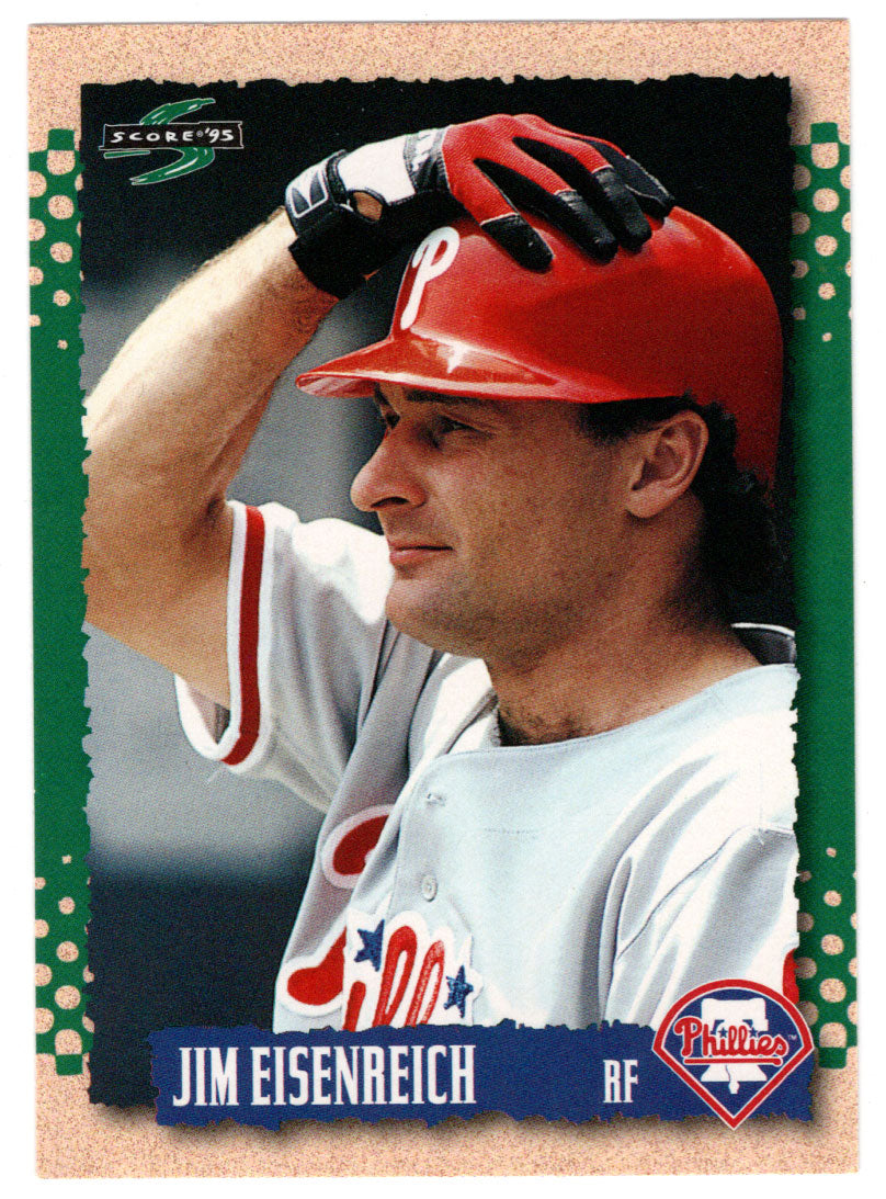 Jim Eisenreich - Philadelphia Phillies (MLB Baseball Card) 1995 Score # 362 Mint