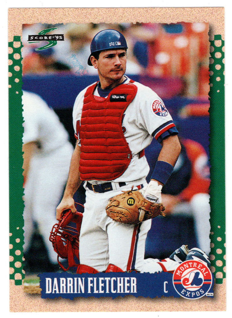Darrin Fletcher - Montreal Expos (MLB Baseball Card) 1995 Score # 387 Mint