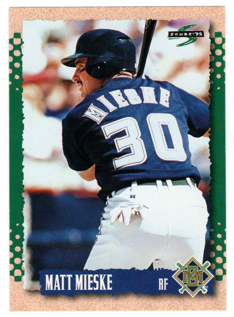 Matt Mieske - Milwaukee Brewers (MLB Baseball Card) 1995 Score # 402 Mint