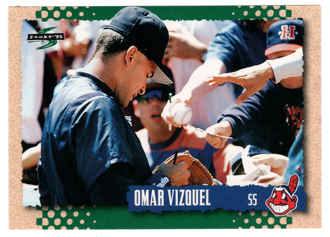 Omar Vizquel - Cleveland Indians (MLB Baseball Card) 1995 Score # 429 Mint