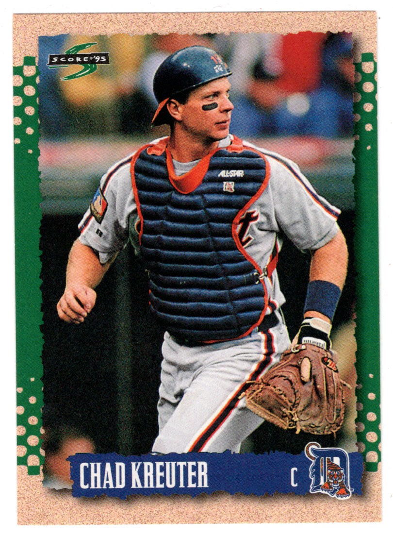 Chad Kreuter - Detroit Tigers (MLB Baseball Card) 1995 Score # 504 Mint