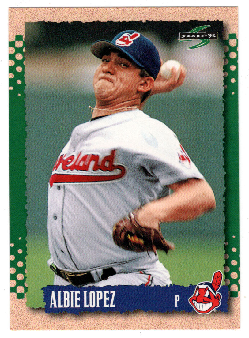 Albie Lopez - Cleveland Indians (MLB Baseball Card) 1995 Score # 512 Mint