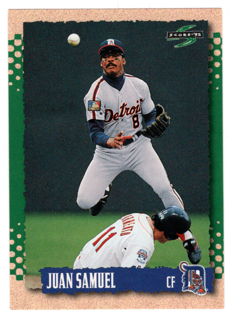Juan Samuel - Detroit Tigers (MLB Baseball Card) 1995 Score # 527 Mint