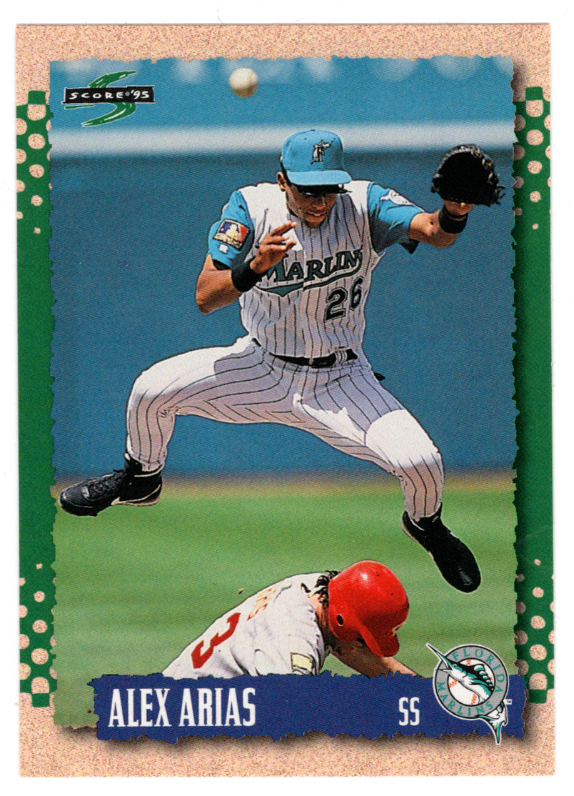 Alex Arias - Florida Marlins (MLB Baseball Card) 1995 Score # 541 Mint