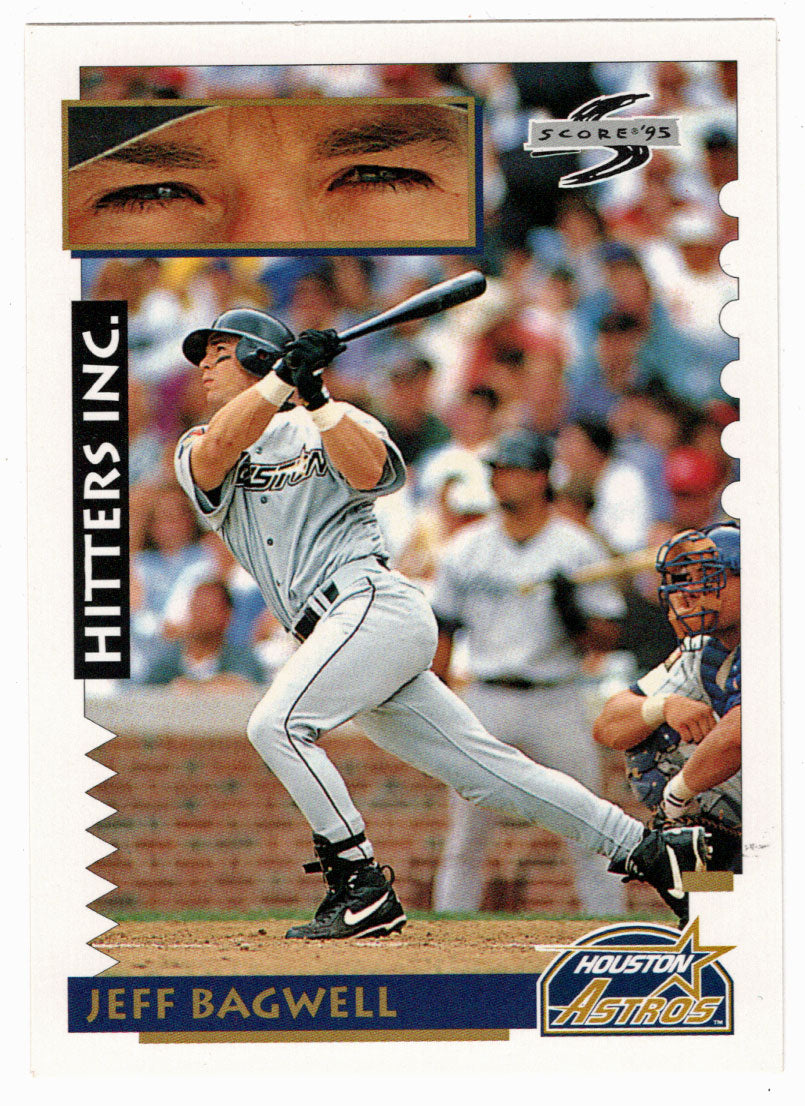 Jeff Bagwell - Houston Astros - Hitters Inc. (MLB Baseball Card) 1995 Score # 554 Mint